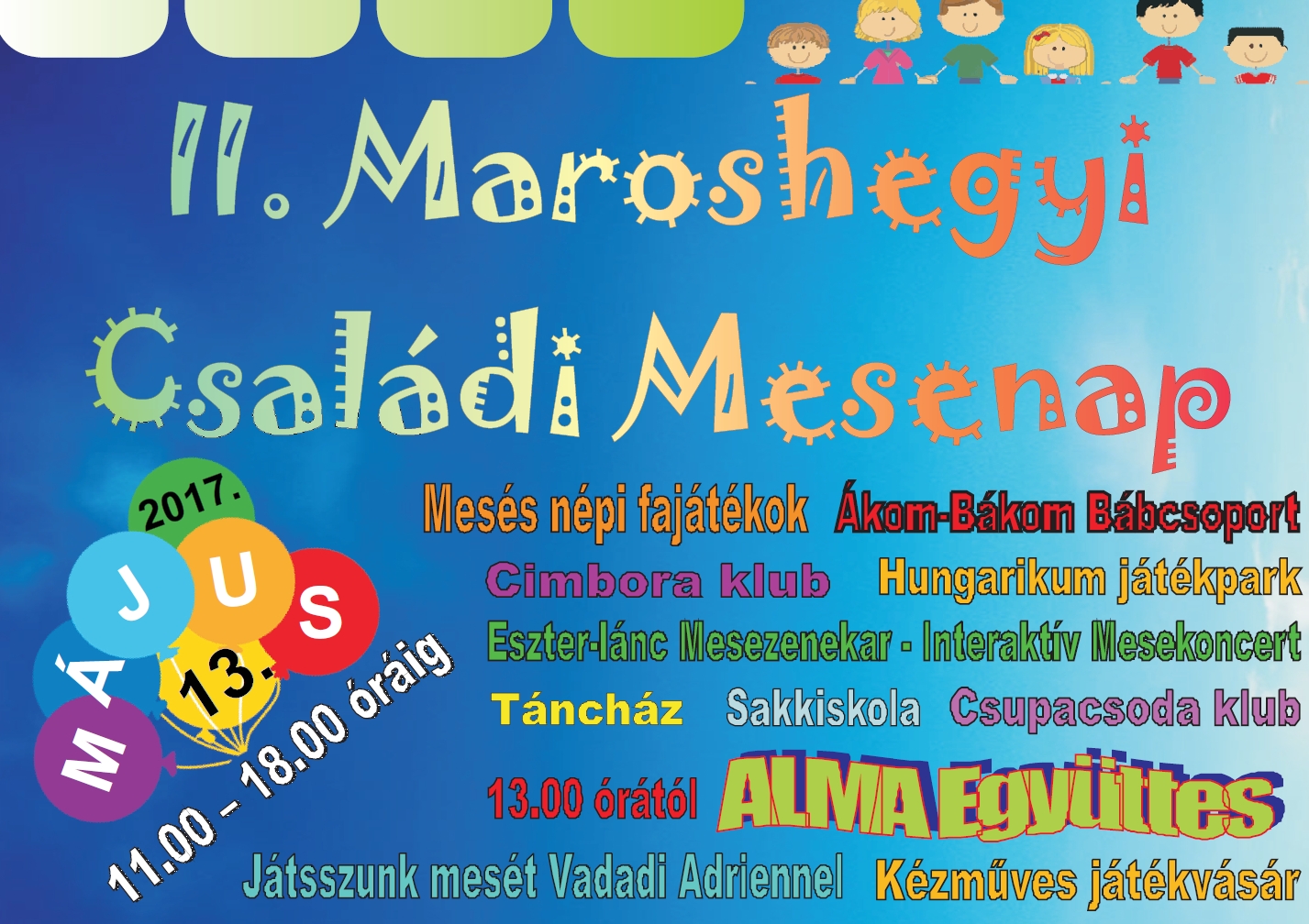 Minden, ami mese! – családi mesenap a Maroshegyen